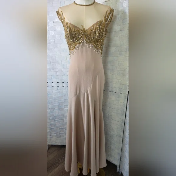 VINTAGE 90's SUMIKO OF AMERICA GOWN - Picture 3 of 12